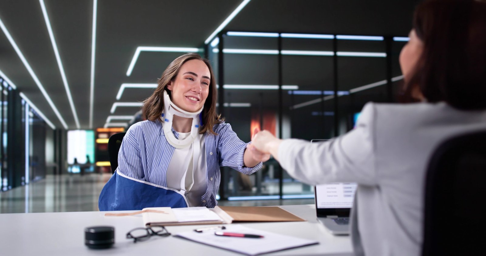 Initial Consultation with accident lawyer scaled lawyer car accident injury